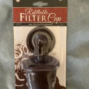 Brand new Reusable and refillable Coffee Filter Cup
